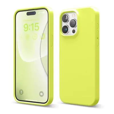 Elago kryt Silicone Case pre iPhone 15 Pro Max - Neon Yellow