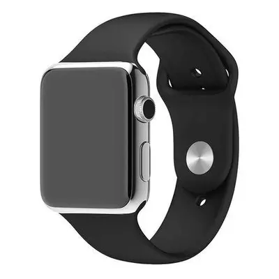 Tactical 488 Silikonový Řemínek pro Apple iWatch 1/2/3/4/5/6/SE 42/44mm Black