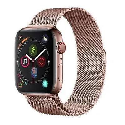 Devia Apple Watch Elegant Series Milanese Loop 44/45/49mm - Rose Gold