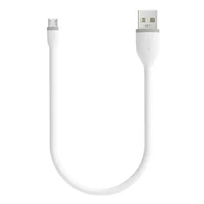 Satechi kábel Flexible USB to Micro USB 0.25m - White