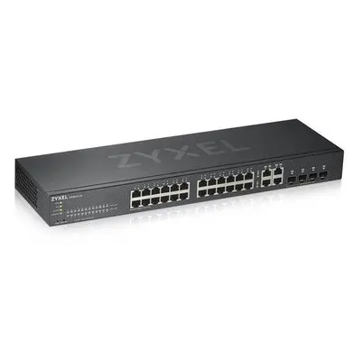 Zyxel GS1920-24v2, 28-port Gigabit WebManaged switch: 24x Gigabit metal + 4x Gigabit combo (met