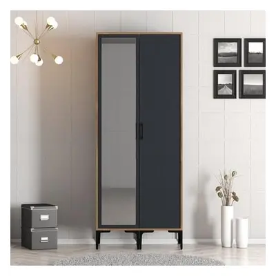 Hanah Home Wardrobe Kumsal RS - Walnut, Anthracite WalnutAnthracite