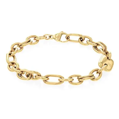 Tommy Hilfiger Módní náramek z pozlacené oceli Contrast Link Chain 2780788