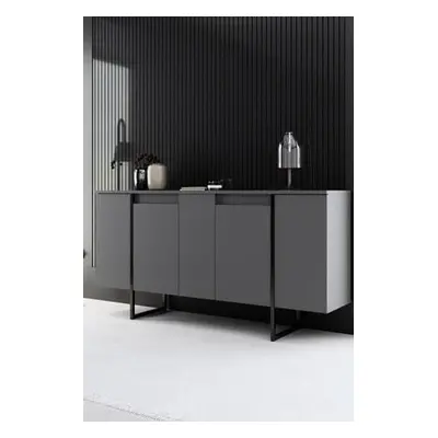 Hanah Home Console Luxe - Anthracite, Black AnthraciteBlack