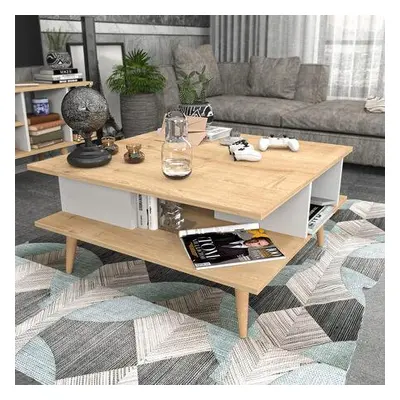 Hanah Home Coffee Table Akya - Oak, White OakWhite