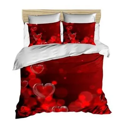 L'essentiel Maison Single Quilt Cover Set 210 RedWhite