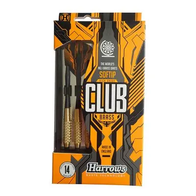 HARROWS SOFT CLUB BRASS 14g šipky s plastovým hrotem