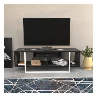 Hanah Home TV Stand Asal 120 - Black, White BlackWhite