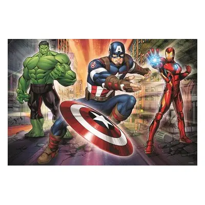 TREFL Puzzle Ve světě Avengers MAXI 24 dílků