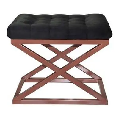 Atelier del Sofa Pouffe Capraz - Copper, Black CopperBlack