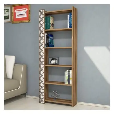 Hanah Home Bookshelf City - Walnut, White WalnutWhite