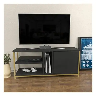 Hanah Home TV Stand Neola - Gold, Anthracite GoldAnthracite