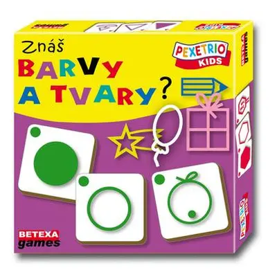 Pexetrio Kids Znáš barvy a tvary?