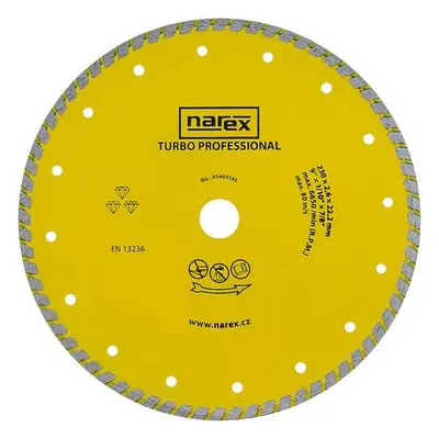 Diamantový kotouč Narex TURBO PROFESSIONAL 230 mm