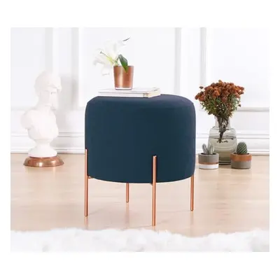 Atelier del Sofa Pouffe Copper 50 - Navy Blue