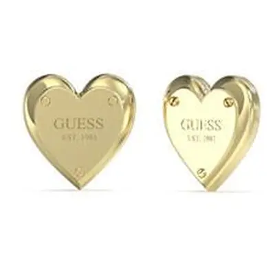 Guess Ocelové náušnice se srdíčkem All You Need Is Love JUBE04209JWYGT/U