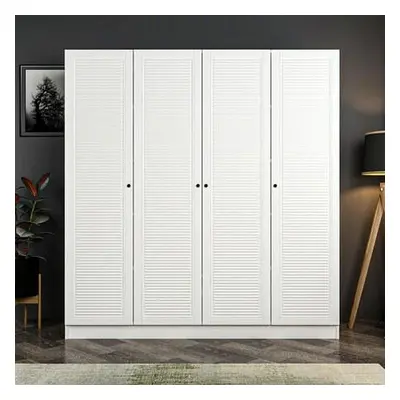 Hanah Home Wardrobe Kale Mebran - 8391 White