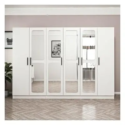 Hanah Home Wardrobe Kale - 3818 White