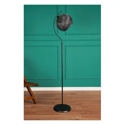 Opviq Floor Lamp Povimento - Silver, Black SilverBlack