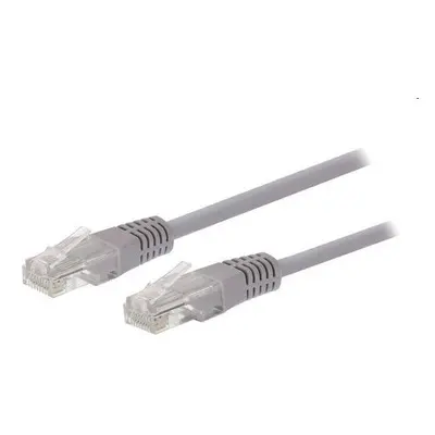 C-Tech CB-PP5-5 Patch, Cat5e, UTP, 5m, šedý