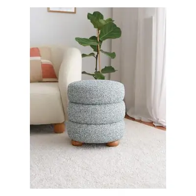 Atelier del Sofa Pouffe Boumy Wood - Blue BlueGrey