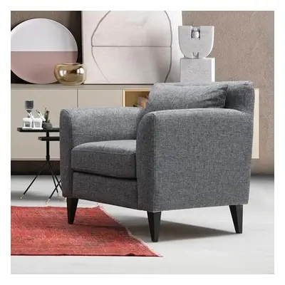 Atelier del Sofa Wing Chair Nordic Armchair Dark Grey