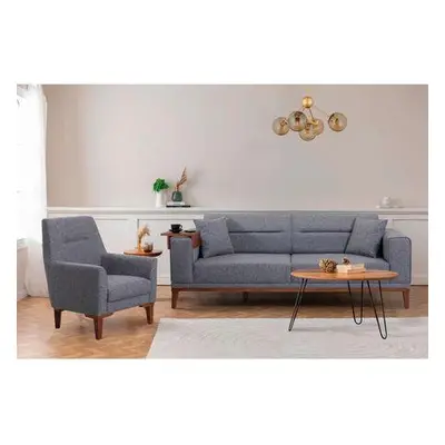 Atelier del Sofa Sofa-Bed Set Liones - Dark Grey