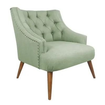 Atelier del Sofa Wing Chair Lamont - Petrol Green