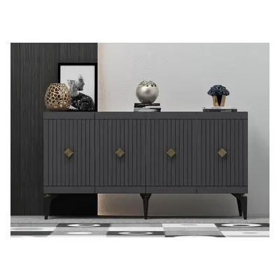 Hanah Home Console Midas - Anthracite, Gold AnthraciteGold