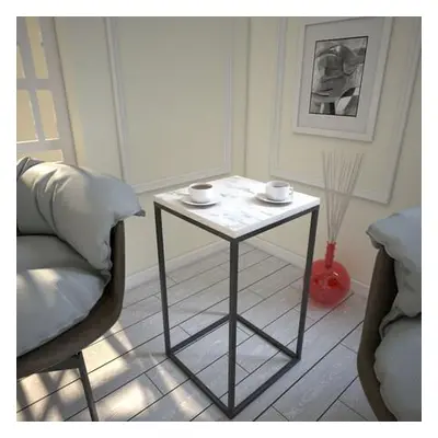 Hanah Home Side Table Pure - Marmo WhiteBlack