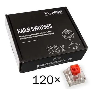 Glorious Kailh Box Red Switches (120 Ks), KAI-RED