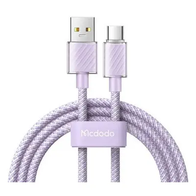 Kabel USB-A na USB-C Mcdodo CA-3655, 100W, 2m (fialový)