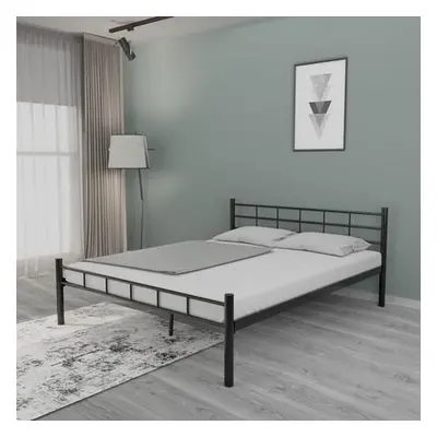 Hanah Home Double Bedstead K70 - Black (140 x 200)