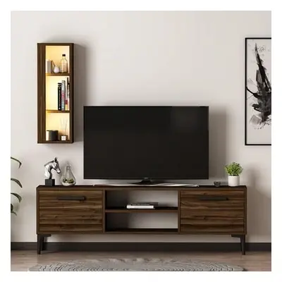 Hanah Home TV Stand Bien - Walnut