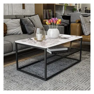 Hanah Home Coffee Table Asude - White WhiteBlack