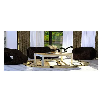 Hanah Home Coffee Table Layla SapphireWhite