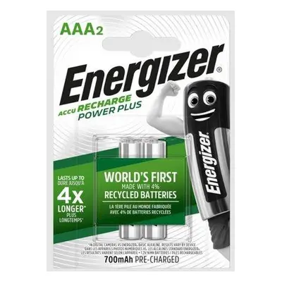 Energizer Nabíjecí baterie - AAA / HR03 - 700mAh POWER PLUS DUO, 2 ks