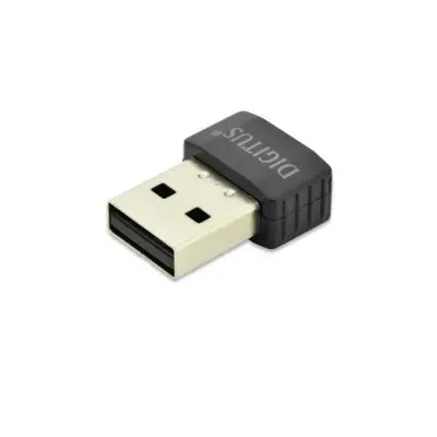 DIGITUS Mini Bezdrátový 11AC USB 2.0 adaptér, 433 Mbp, 2,4 / 5GHz dual band, Realtek RTL8811AU 1