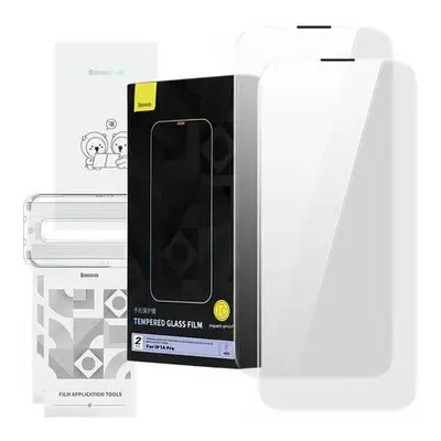 Tempered Glass Baseus Corning for iPhone 14 Pro with built-in dust filter 6932172631758