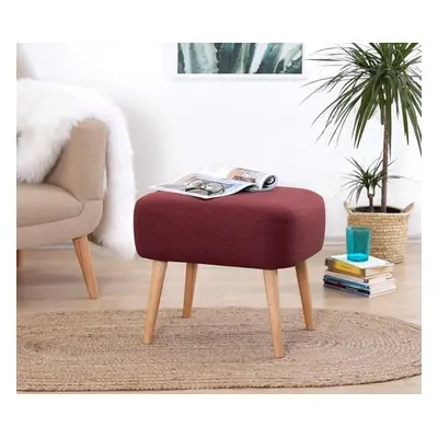 Atelier del Sofa Pouffe Parrot - Claret Red