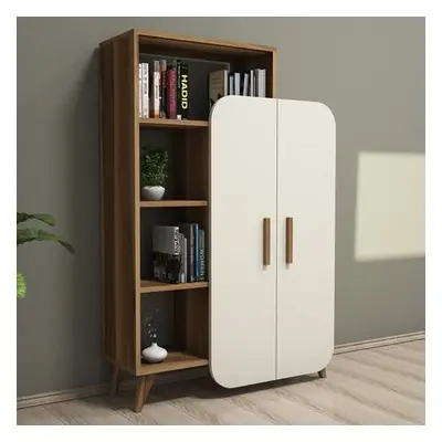 Hanah Home Bookshelf Form - Walnut, Cream WalnutCream