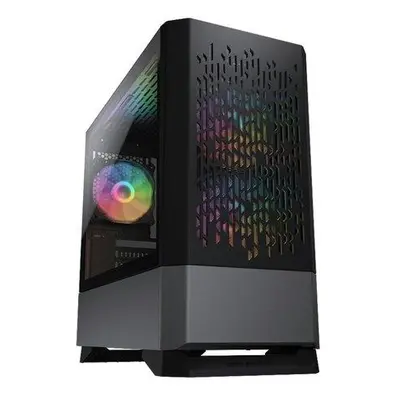 COUGAR MG140 Air RGB Black | PC Case | Mini Tower / Air Vents Front Panel / 3 x ARGB Fans / 4mm 