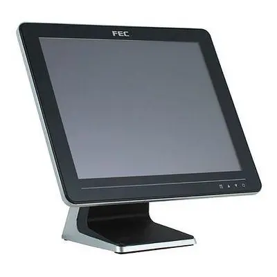 Dotykový monitor FEC AM-1015C, 15" LED LCD, PCAP (10-Touch), USB, VGA/DVI, bez rámečku, černo-st