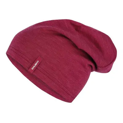 Husky Merino čepice Merhat faded bordo