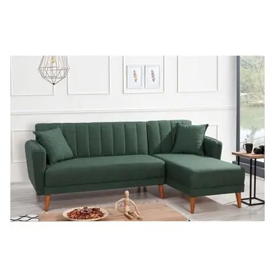 Atelier del Sofa Corner Sofa-Bed Aqua Corner Right - Dark Green