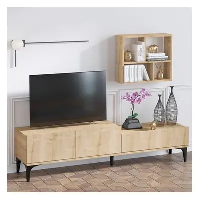 Hanah Home TV Unit Lott Oak