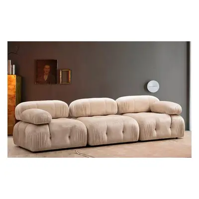 Atelier del Sofa 3-Seat Sofa Bubble 3 Seater ( L1-O1-1R) - Velvet Cream