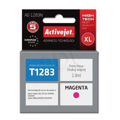 Atrament ActiveJet pre Epson T1283 Magenta 13 ml, AE-1283 / AE-1283N