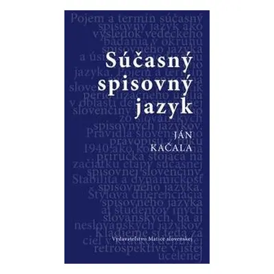 Súčasný spisovný jazyk