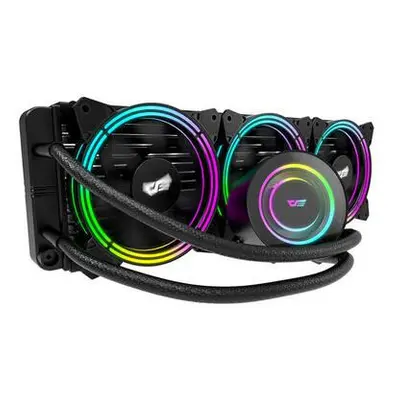 Darkflash TR360 PC vodní chlazení AiO RGB 3x 120x120 (černá),